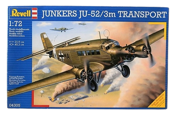 REVELL - Junkers Ju-52/3m Transport - 1/72
