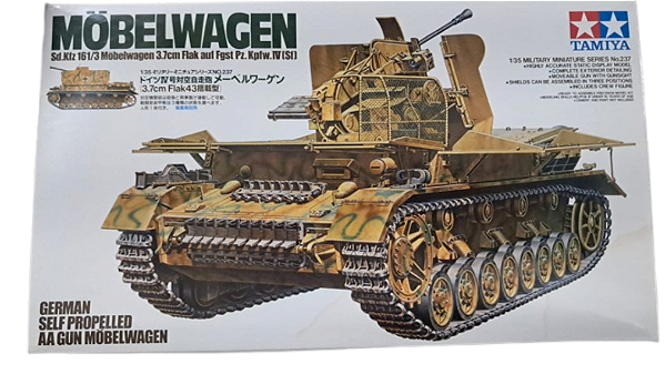 TAMIYA - Sd. Kfz. 161/3 Möbelwagen 3.7cm Flak auf Fgst Pz. Kpfw.IV (SF) - 1/35