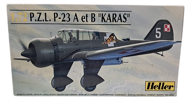 HELLER - P.Z.L P-23 A et B Karaś - 1/72