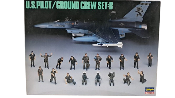 HASEGAWA - U.S. Pilot/Ground Crew Set:B - 1/48