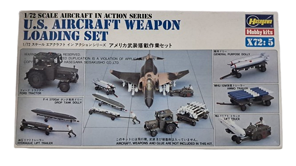 HASEGAWA - U.S. Aircraft Weapon Loading Set - 1/72
