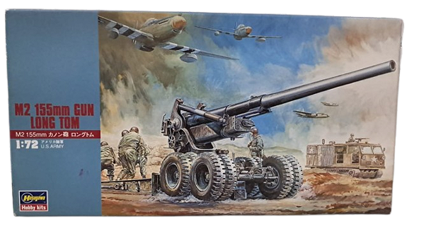 HASEGAWA - M2 155mm Gun Long Tom - 1/72