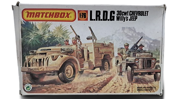 MATCHBOX - L.R.D.G. 30cwt Chevrolet + Willys Jeep - 1/76