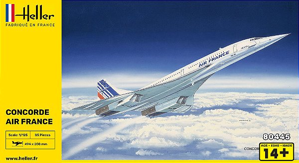 HELLER - Concorde "Air France" - 1/125