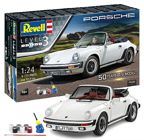 REVELL - Porsche 911 G-Model Carrera Cabriolet (50 Years of the G-Model) - 1/24