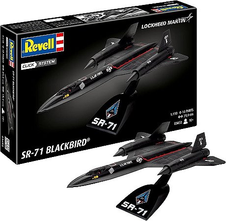 REVELL - Click System Lockheed Martin SR-71 Blackbird - 1/110