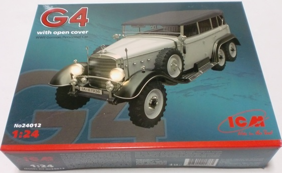 ICM - WWII German Personnel Car Mercedes-Benz Typ G4 - 1/24