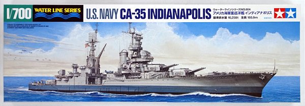 TAMIYA - U.S. Navy CA-35 Indianapolis - 1/700 (Sem Caixa)