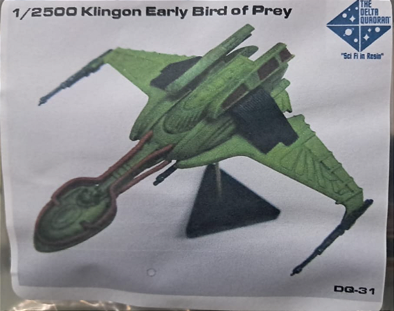 THE DELTA QUADRANT - Klingon Early Bird of Prey - 1/2500 (sem caixa)