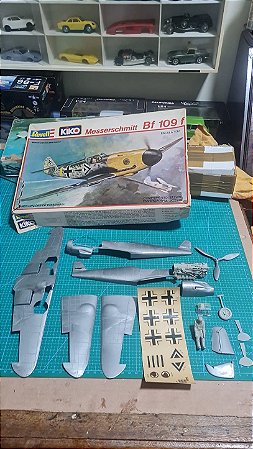 SUCATAS HTC - Messerschmitt Bf109F (Revell Kiko) - 1/32