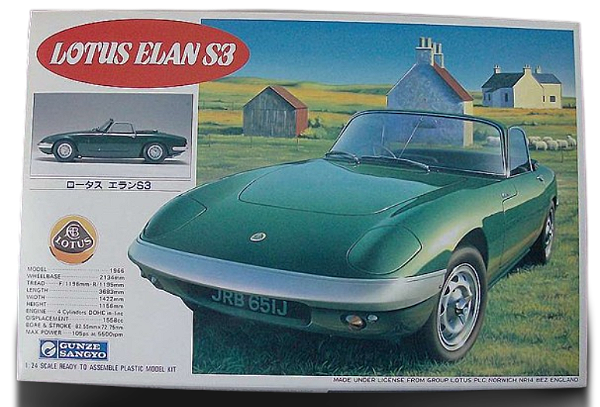 GUNZE SANGYO - Lotus Elan S3 - 1/24