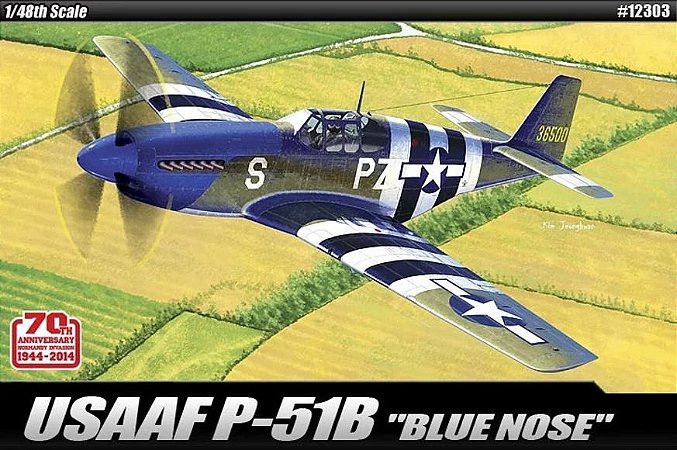Academy - USAAF P-51B "Blue Nose" - 1/48