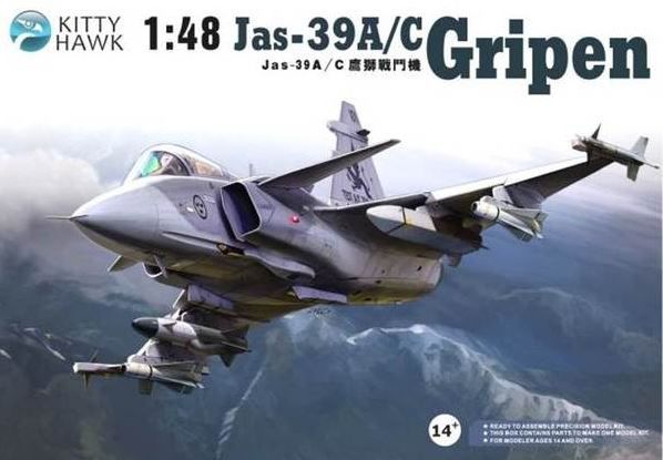 Kitty Hawk - JAS-39A/C Gripen - 1/48