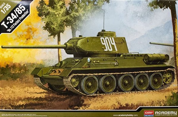 Academy - T-34/85 "Nº 112 Factory Production" - 1/35