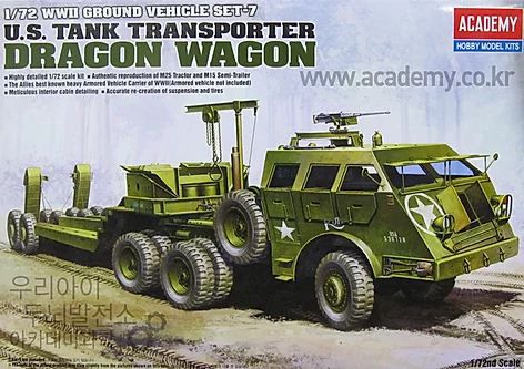 Academy - U.S. Tank Transporter Dragon Wagon - 1/72