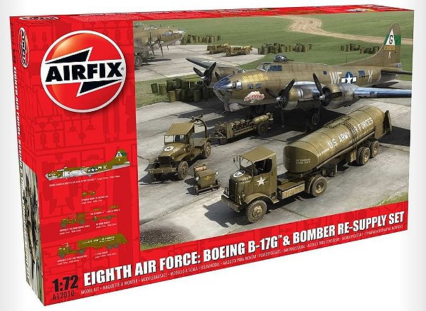 AirFix- Eighth Air Force: Boeing B-17G & Bomber Re-Supply Set - 1/72