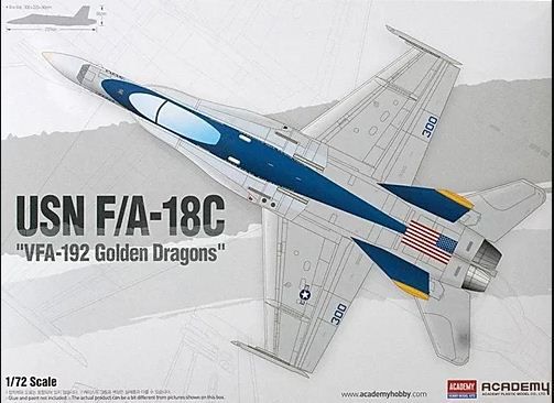 Academy - USN F/A-18C "VFA-192 Golden Dragons" - 1/72