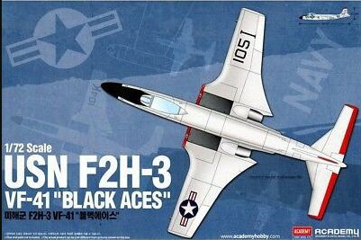 Academy - USN F2H-3 VF-41 "Black Aces" - 1/72