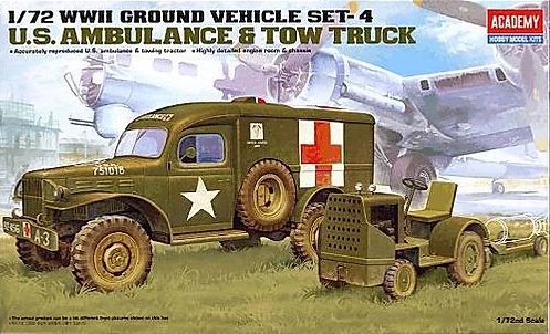 Academy - U.S. Ambulance & Towing Tractor - 1/72