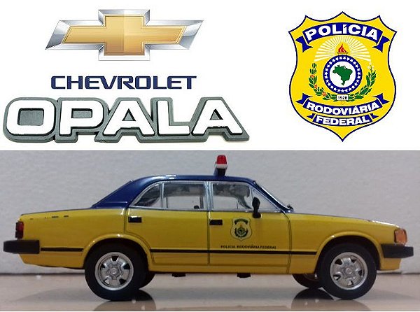 Coleção Veículos de Serviço - Chevrolet Opala (Polícia Rodoviária Federal) - 1/43