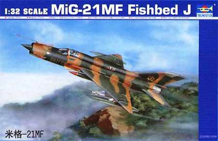 TRUMPETER - MiG-21MF Fishbed J - 1/32