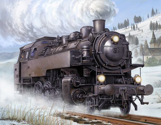 TRUMPETER - Dampflokomotive BR86 - 1/35