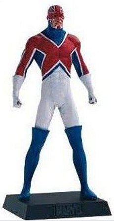 Eaglemoss - Capitão Britânia (Captain Britain) - Figura em Metal