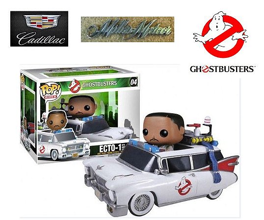 Funko Pop - Ecto-1 + Winston Zeddemore (Sem escala)