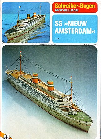 Schreiber-Bogen - SS Nieuw Amsterdam - 1/400
