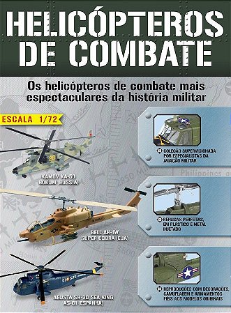 Coleção Helicópteros de Combate Altaya (Parte 1) - 1/72