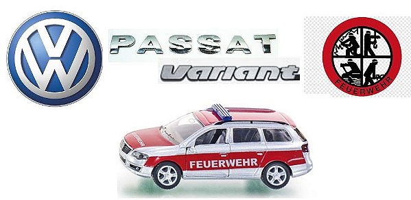 Siku - Volkswagen Passat Variant von Feuerwehr (Corpo de Bombeiros) - 1/55