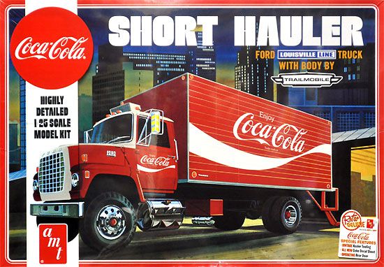 AMT - Ford Louisville Short Hauler 1970 (Coca-Cola) - 1/25