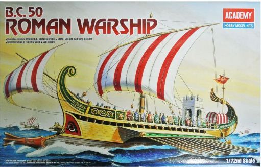 Academy - B.C. 50 Roman Warship (Galera Romana) - 1/72