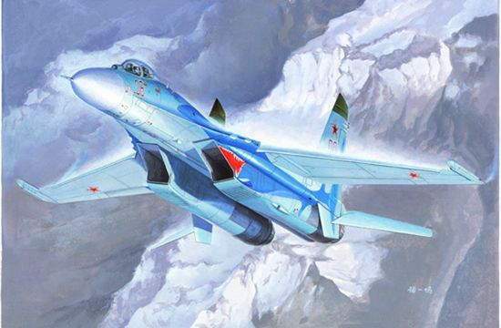 Trumpeter - Sukhoi Su-27 Flanker B - 1/72
