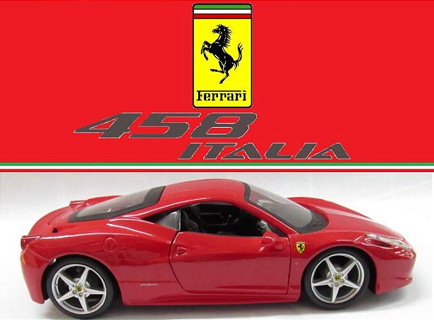 Maisto - Ferrari 458 Italia (sem caixa) - 1/24