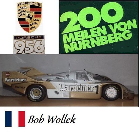 Quartzo - Porsche 956 Short Tail Norisring Nürnberg 200 - 1/43