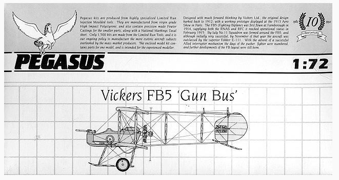 PEGAUSUS - VICKERS FB5 'GUNBUS' - 1/72