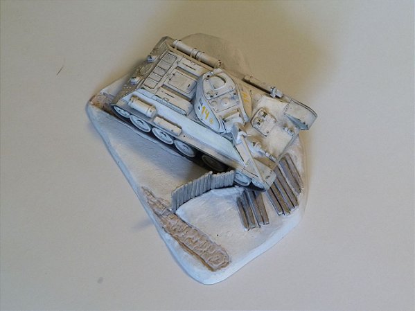 Matchbox T 34 MATCHBOX - T-34 WITH DIORAMA - 1/76 - HTC - MODELISMO