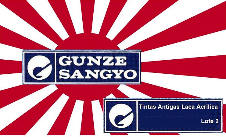 Gunze Sangyo - 2º Lote de Tintas Antigas Gunze Sangyo Laca Acrílica
