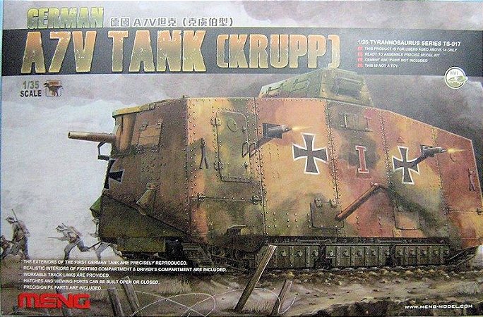 Meng - A7V Tank (Krupp) - 1/35