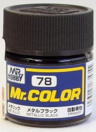 Gunze - Mr.Color C078 - Metallic Black