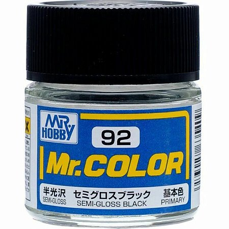 Gunze - Mr.Color C092 - Semi-Gloss Black