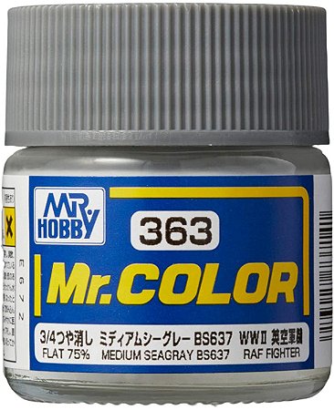 Gunze - Mr.Color C363 - BS6363 Medium Seagray (Flat 75%)