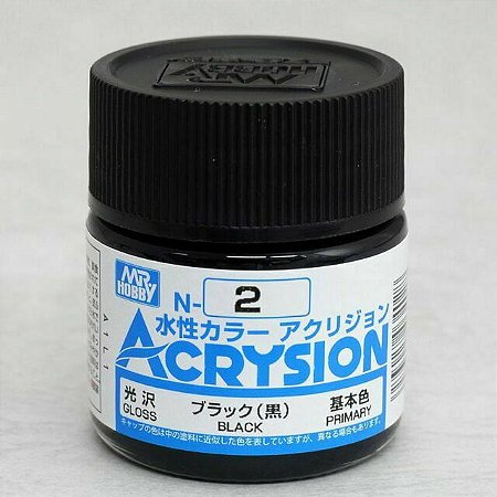 Gunze - Acrysion  N002 - Black (Gloss)