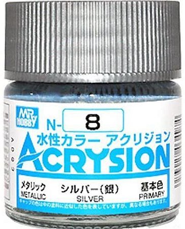 Gunze - Acrysion  N008 - Silver (Metallic)