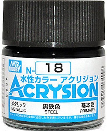 Gunze - Acrysion  N018 - Steel (Metallic)