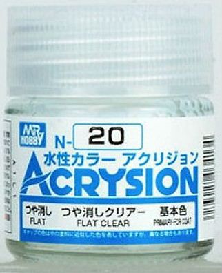 Gunze - Acrysion  N020 - Flat Clear