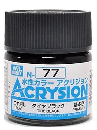 Gunze - Acrysion  N077 - Tire Black (Flat)