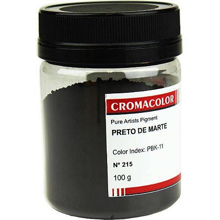 NOVIDADE - Cromacolor - Pigmento Preto de Marte 100g