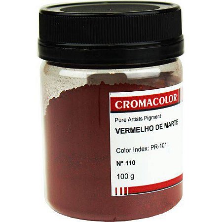 NOVIDADE - Cromacolor - Pigmento Vermelho de Marte 100g